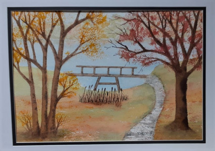 Terry. Autumn at Saltash Passage, Plymouth, watercolour.  10.20.jpg